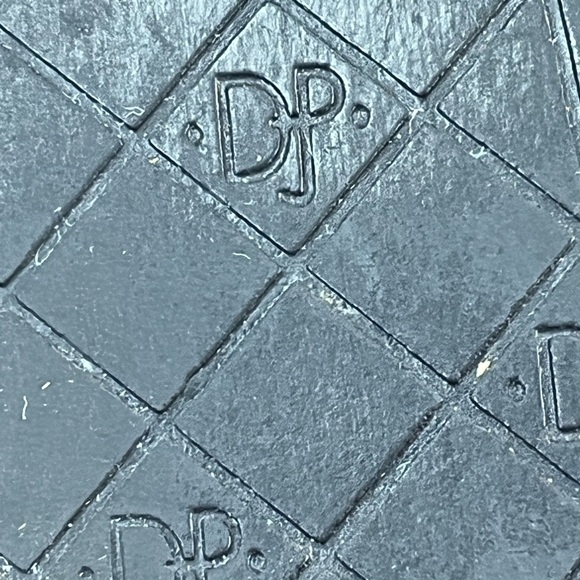 Donald Pliner Folley Black Knit Slide Sandals Chunky Platform Sz 10 Y2K - Picture 12 of 15